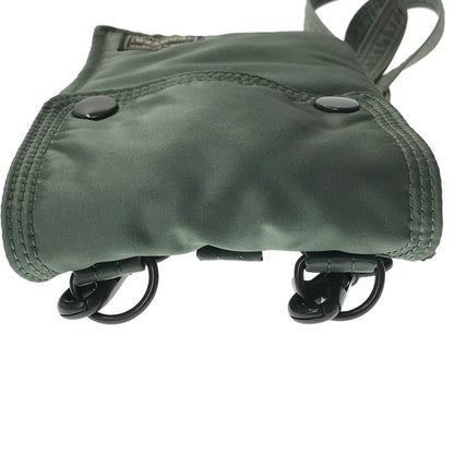 【中古美品】【メンズ】 PORTER ポーター TANKER NAVIGATOR BAG 622-19843 タンカー ナビゲーターバッグ ショルダーバッグ カバン 188-261014-na-23-tagh カラー：SAGE GREEN 万代Net店