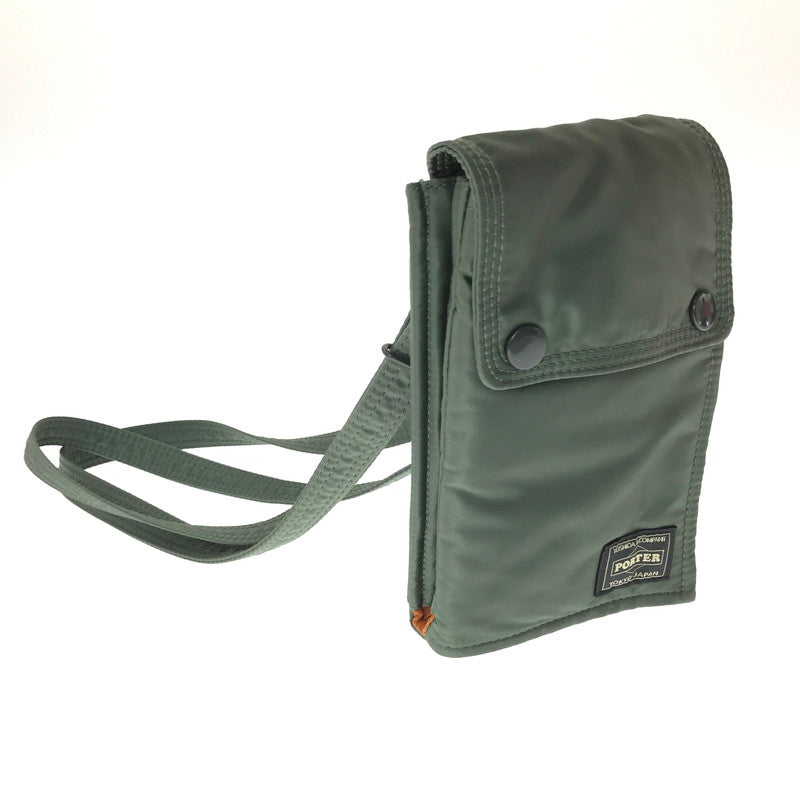 【中古美品】【メンズ】 PORTER ポーター TANKER NAVIGATOR BAG 622-19843 タンカー ナビゲーターバッグ ショルダーバッグ カバン 188-261014-na-23-tagh カラー：SAGE GREEN 万代Net店