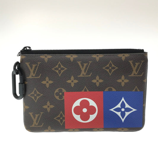 【中古美品】【レディース】 LOUIS VUITTON ルイ・ヴィトン MONOGRAM ZIPPED POUCH MM M67814 モノグラム ジップド ポーチMM 179-261016-rt-02-tagh カラー：マルチカラー 万代Net店