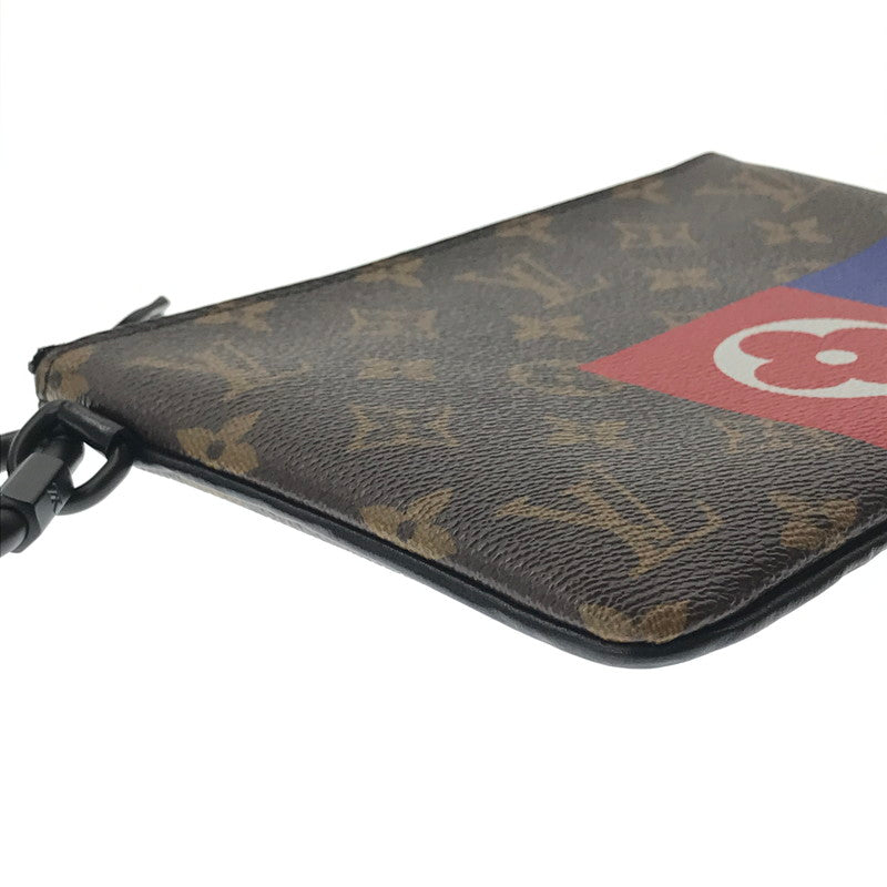 【中古美品】【レディース】 LOUIS VUITTON ルイ・ヴィトン MONOGRAM ZIPPED POUCH MM M67814 モノグラム ジップド ポーチMM 179-261016-rt-02-tagh カラー：マルチカラー 万代Net店