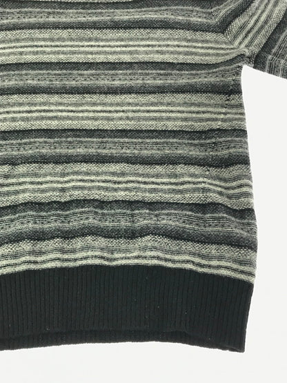 【現状渡し品】【メンズ】 NUMBER(N)INE ナンバーナイン 07AW JACQUARD MULTI BORDER KNIT SWEATER F07-NK016 ジャガード マルチボーダー ニット セーター 140-261011-na-02-tagh サイズ：2 カラー：マルチカラー 万代Net店