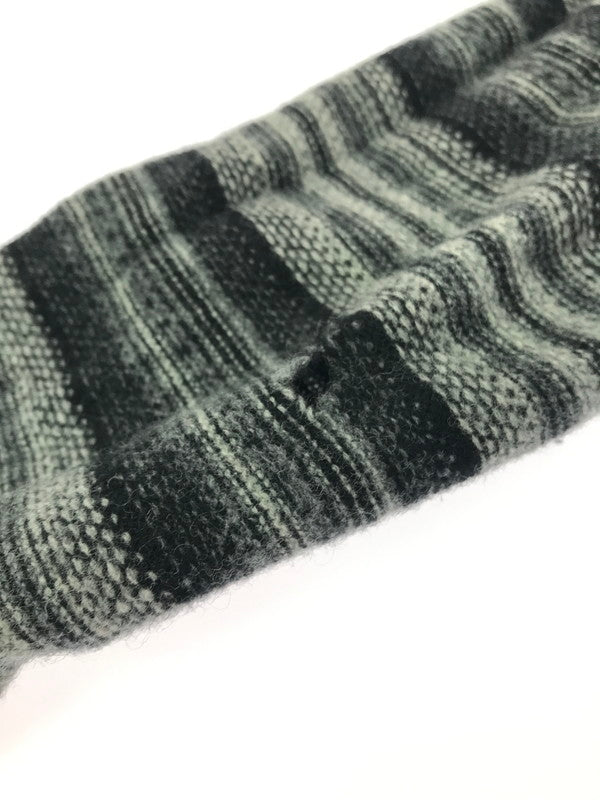 【現状渡し品】【メンズ】 NUMBER(N)INE ナンバーナイン 07AW JACQUARD MULTI BORDER KNIT SWEATER F07-NK016 ジャガード マルチボーダー ニット セーター 140-261011-na-02-tagh サイズ：2 カラー：マルチカラー 万代Net店