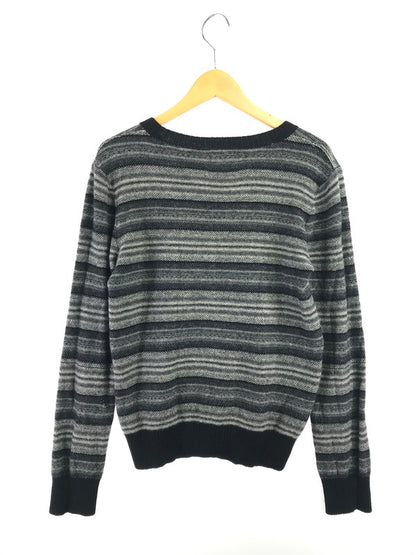 【現状渡し品】【メンズ】 NUMBER(N)INE ナンバーナイン 07AW JACQUARD MULTI BORDER KNIT SWEATER F07-NK016 ジャガード マルチボーダー ニット セーター 140-261011-na-02-tagh サイズ：2 カラー：マルチカラー 万代Net店