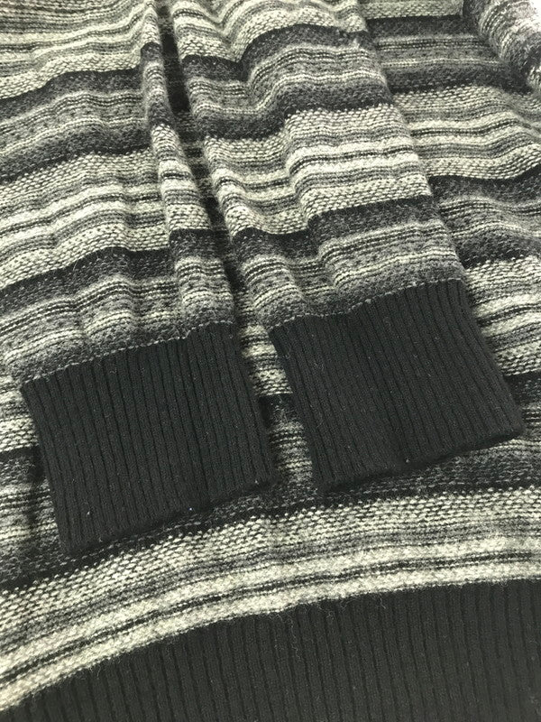 【現状渡し品】【メンズ】 NUMBER(N)INE ナンバーナイン 07AW JACQUARD MULTI BORDER KNIT SWEATER F07-NK016 ジャガード マルチボーダー ニット セーター 140-261011-na-02-tagh サイズ：2 カラー：マルチカラー 万代Net店