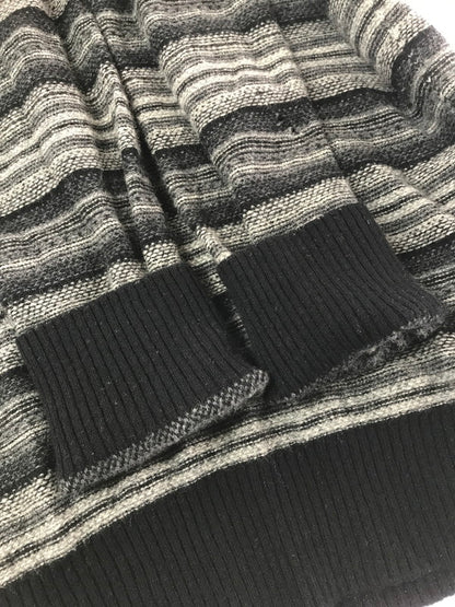 【現状渡し品】【メンズ】 NUMBER(N)INE ナンバーナイン 07AW JACQUARD MULTI BORDER KNIT SWEATER F07-NK016 ジャガード マルチボーダー ニット セーター 140-261011-na-02-tagh サイズ：2 カラー：マルチカラー 万代Net店