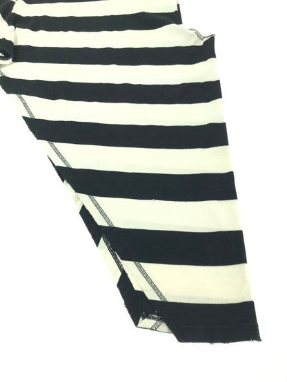【中古品】【メンズ】 NUMBER(N)INE ナンバーナイン NIGHT CRAWLER期 05SS ASYMMETRY BORDER CUT AND SEW アシンメトリー ボーダー カットソー 140-261011-na-22-tagh サイズ：3 カラー：ブラック/ホワイト 万代Net店