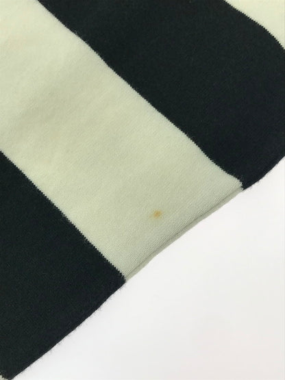 【中古品】【メンズ】 NUMBER(N)INE ナンバーナイン NIGHT CRAWLER期 05SS ASYMMETRY BORDER CUT AND SEW アシンメトリー ボーダー カットソー 140-261011-na-22-tagh サイズ：3 カラー：ブラック/ホワイト 万代Net店