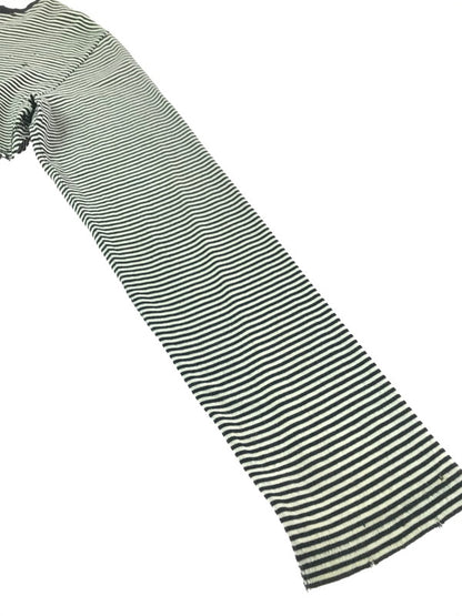 【中古品】【メンズ】 NUMBER(N)INE ナンバーナイン NIGHT CRAWLER期 05SS ASYMMETRY BORDER CUT AND SEW アシンメトリー ボーダー カットソー 140-261011-na-21-tagh サイズ：3 カラー：ブラック/ホワイト 万代Net店