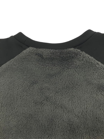 【中古品】【メンズ】 F.C.R.B. エフシーアールビー POLARTEC FLEECE HYBRID CREWNECK TOP 212051 フリース ハイブリッド クルーネックトップ 142-261011-na-23-tagh サイズ：M カラー：グレー/ブラック 万代Net店
