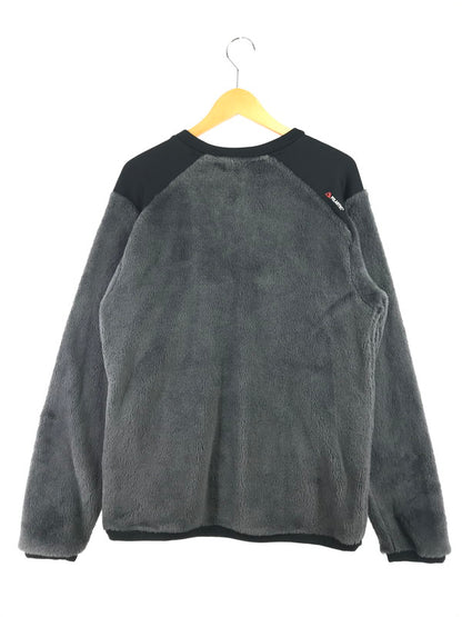 【中古品】【メンズ】 F.C.R.B. エフシーアールビー POLARTEC FLEECE HYBRID CREWNECK TOP 212051 フリース ハイブリッド クルーネックトップ 142-261011-na-23-tagh サイズ：M カラー：グレー/ブラック 万代Net店