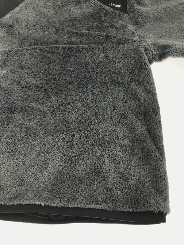 【中古品】【メンズ】 F.C.R.B. エフシーアールビー POLARTEC FLEECE HYBRID CREWNECK TOP 212051 フリース ハイブリッド クルーネックトップ 142-261011-na-23-tagh サイズ：M カラー：グレー/ブラック 万代Net店