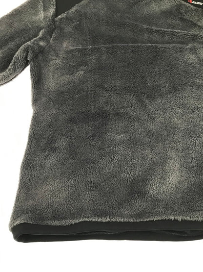 【中古品】【メンズ】 F.C.R.B. エフシーアールビー POLARTEC FLEECE HYBRID CREWNECK TOP 212051 フリース ハイブリッド クルーネックトップ 142-261011-na-23-tagh サイズ：M カラー：グレー/ブラック 万代Net店