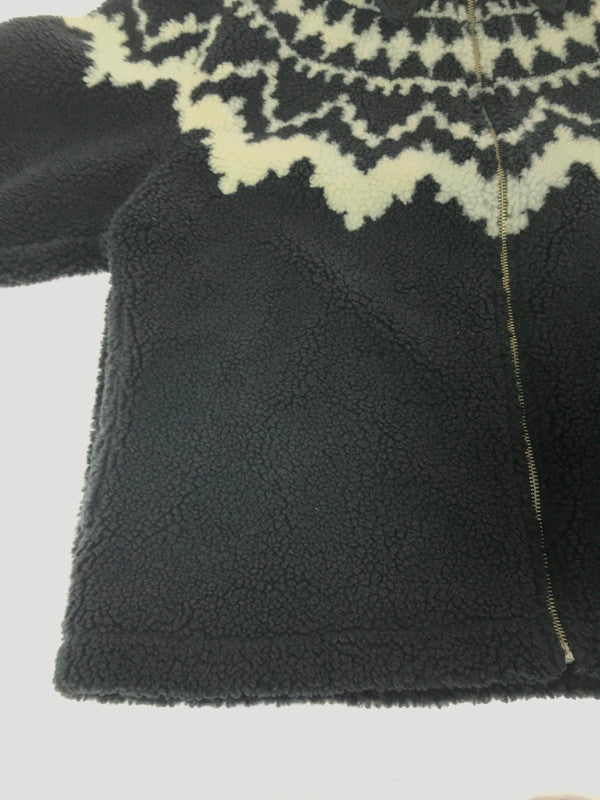 【中古品】【メンズ】 UNIFORM EXPERIMENT ユニフォームエクスペリメント 24AW SHERPA BLOUSON UE-242018 シェルパ ブルゾン フリースジャケット アウター 142-261011-na-08-tagh サイズ：2 カラー：ブラック 万代Net店