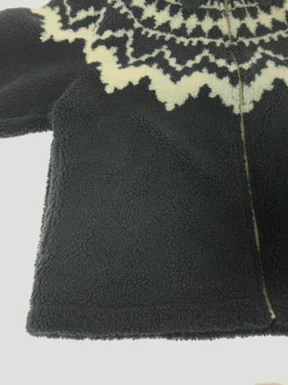 【中古品】【メンズ】 UNIFORM EXPERIMENT ユニフォームエクスペリメント 24AW SHERPA BLOUSON UE-242018 シェルパ ブルゾン フリースジャケット アウター 142-261011-na-08-tagh サイズ：2 カラー：ブラック 万代Net店
