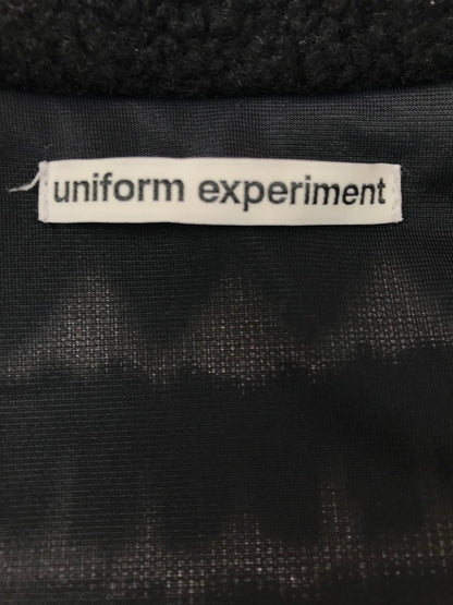 【中古品】【メンズ】 UNIFORM EXPERIMENT ユニフォームエクスペリメント 24AW SHERPA BLOUSON UE-242018 シェルパ ブルゾン フリースジャケット アウター 142-261011-na-08-tagh サイズ：2 カラー：ブラック 万代Net店
