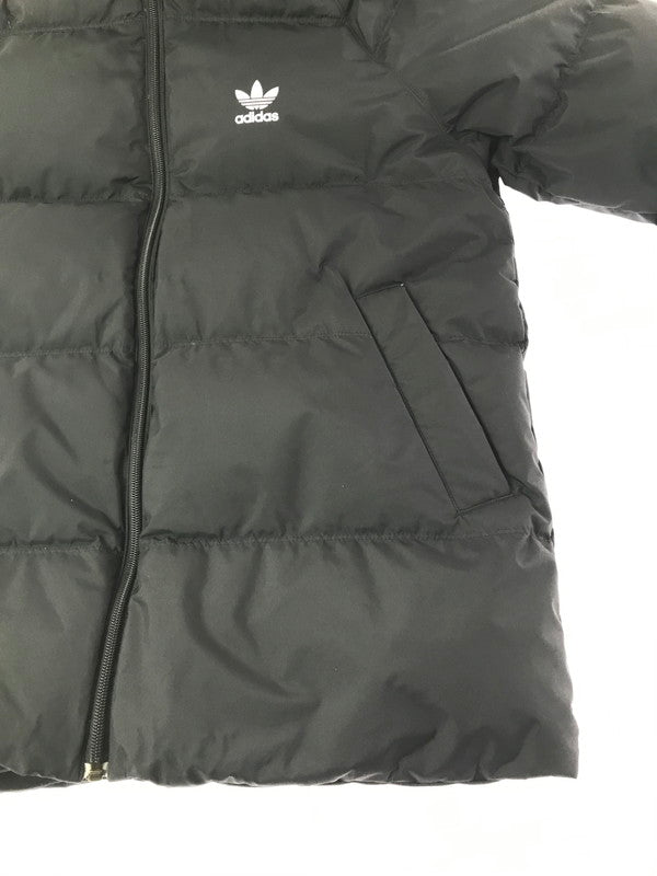 【中古品】【メンズ】 ADIDAS アディダス REVERSIBLE HOODED PUFFER JACKET DH5003 リバーシブル フーデッド パファー ジャケット アウター ダウンジャケット 148-261027-ty-14-tagh サイズ：L カラー：ブラック 万代Net店