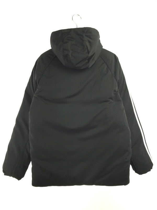 【中古品】【メンズ】 ADIDAS アディダス REVERSIBLE HOODED PUFFER JACKET DH5003 リバーシブル フーデッド パファー ジャケット アウター ダウンジャケット 148-261027-ty-14-tagh サイズ：L カラー：ブラック 万代Net店