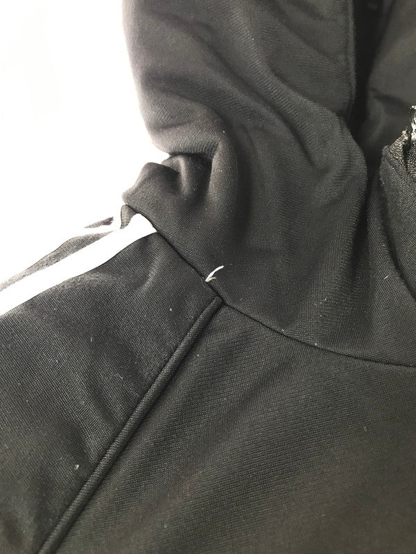 【中古品】【メンズ】 ADIDAS アディダス REVERSIBLE HOODED PUFFER JACKET DH5003 リバーシブル フーデッド パファー ジャケット アウター ダウンジャケット 148-261027-ty-14-tagh サイズ：L カラー：ブラック 万代Net店