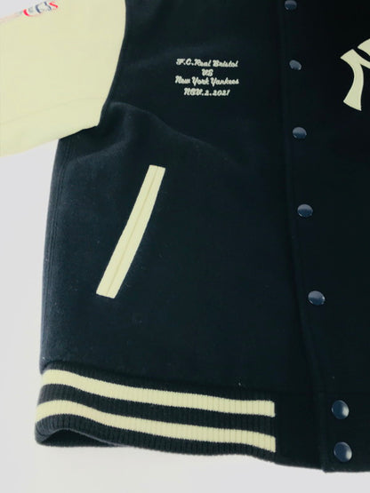【中古品】【メンズ】 F.C.R.B. エフシーアールビー × MLB エムエルビー MLB TOUR STADIUM JACKET 212120 スタジアム ジャケット スタジャン アウター 142-261011-na-09-tagh サイズ：S カラー：ネイビー/ホワイト 万代Net店