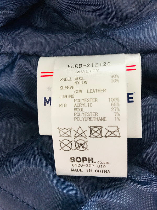 【中古品】【メンズ】 F.C.R.B. エフシーアールビー × MLB エムエルビー MLB TOUR STADIUM JACKET 212120 スタジアム ジャケット スタジャン アウター 142-261011-na-09-tagh サイズ：S カラー：ネイビー/ホワイト 万代Net店