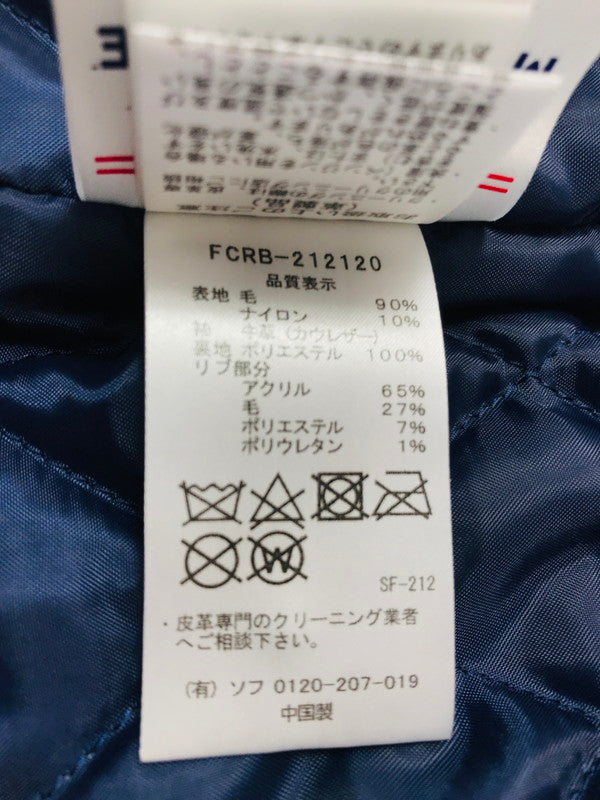 【中古品】【メンズ】 F.C.R.B. エフシーアールビー × MLB エムエルビー MLB TOUR STADIUM JACKET 212120 スタジアム ジャケット スタジャン アウター 142-261011-na-09-tagh サイズ：S カラー：ネイビー/ホワイト 万代Net店