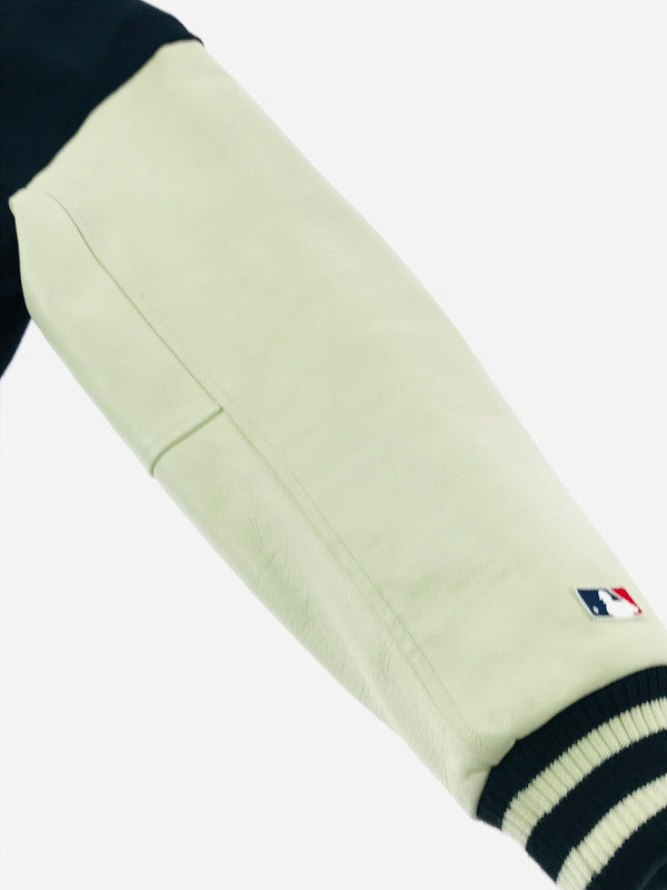 【中古品】【メンズ】 F.C.R.B. エフシーアールビー × MLB エムエルビー MLB TOUR STADIUM JACKET 212120 スタジアム ジャケット スタジャン アウター 142-261011-na-09-tagh サイズ：S カラー：ネイビー/ホワイト 万代Net店