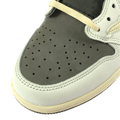 【中古美品】【メンズ】 NIKE ナイキ×TRAVIS SCOTT トラビス・スコット AIR JORDAN 1 LOW OG SP DM7866-162 エアジョーダン 1 ロー オリジナル スペシャル スニーカー 靴 160-261013-na-11-tagh サイズ：29cm US 11 カラー：SAIL/UNIVERSITY RED-RIDGEROCK 万代Net店