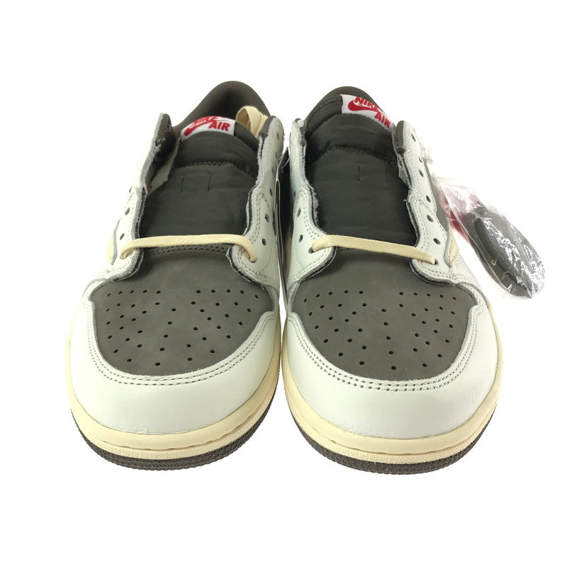 【中古美品】【メンズ】 NIKE ナイキ×TRAVIS SCOTT トラビス・スコット AIR JORDAN 1 LOW OG SP DM7866-162 エアジョーダン 1 ロー オリジナル スペシャル スニーカー 靴 160-261013-na-11-tagh サイズ：29cm US 11 カラー：SAIL/UNIVERSITY RED-RIDGEROCK 万代Net店