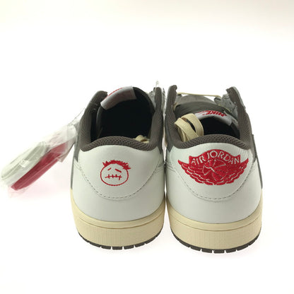 【中古美品】【メンズ】 NIKE ナイキ×TRAVIS SCOTT トラビス・スコット AIR JORDAN 1 LOW OG SP DM7866-162 エアジョーダン 1 ロー オリジナル スペシャル スニーカー 靴 160-261013-na-11-tagh サイズ：29cm US 11 カラー：SAIL/UNIVERSITY RED-RIDGEROCK 万代Net店