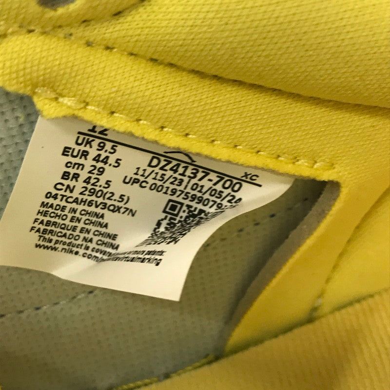 【中古美品】【メンズ】 NIKE ナイキ× TRAVIS SCOTT トラヴィス スコット WMNS AIR JORDAN 1 LOW OG SP DZ4137-700 ウィメンズ エア ジョーダン 1 ロー スニーカー 靴 160-261013-na-03-tagh サイズ：29cm US 12 カラー：CANARY/RACER BLUE-LIGHT SILVER 万代Net店