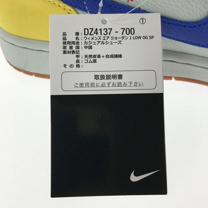 【中古美品】【メンズ】 NIKE ナイキ× TRAVIS SCOTT トラヴィス スコット WMNS AIR JORDAN 1 LOW OG SP DZ4137-700 ウィメンズ エア ジョーダン 1 ロー スニーカー 靴 160-261013-na-03-tagh サイズ：29cm US 12 カラー：CANARY/RACER BLUE-LIGHT SILVER 万代Net店