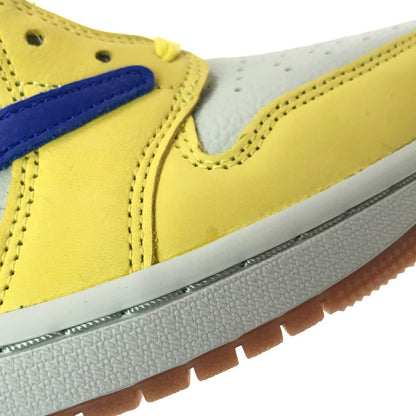 【中古美品】【メンズ】 NIKE ナイキ× TRAVIS SCOTT トラヴィス スコット WMNS AIR JORDAN 1 LOW OG SP DZ4137-700 ウィメンズ エア ジョーダン 1 ロー スニーカー 靴 160-261013-na-03-tagh サイズ：29cm US 12 カラー：CANARY/RACER BLUE-LIGHT SILVER 万代Net店