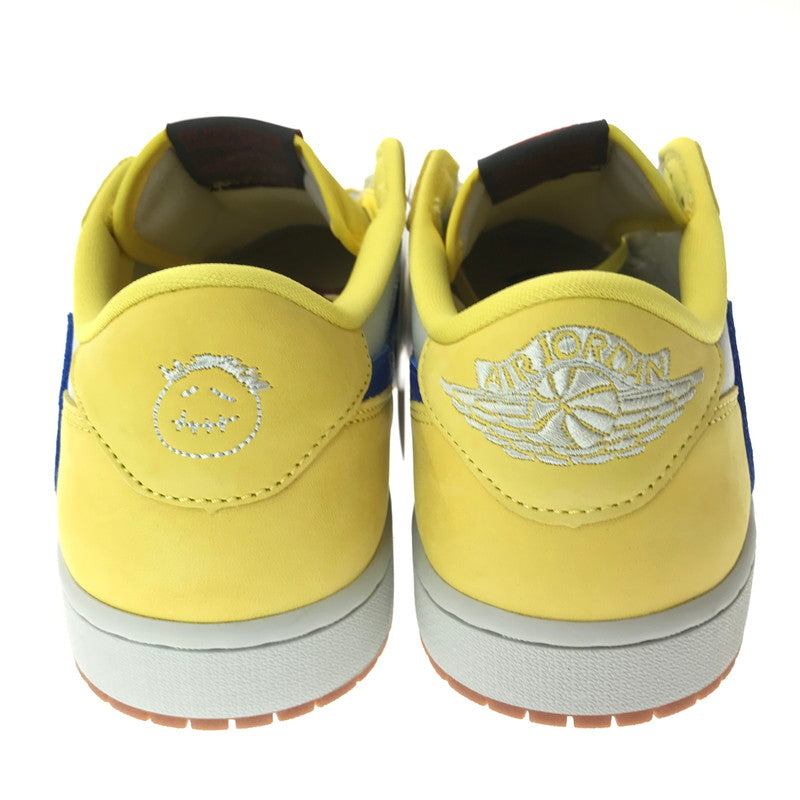 【中古美品】【メンズ】 NIKE ナイキ× TRAVIS SCOTT トラヴィス スコット WMNS AIR JORDAN 1 LOW OG SP DZ4137-700 ウィメンズ エア ジョーダン 1 ロー スニーカー 靴 160-261013-na-03-tagh サイズ：29cm US 12 カラー：CANARY/RACER BLUE-LIGHT SILVER 万代Net店