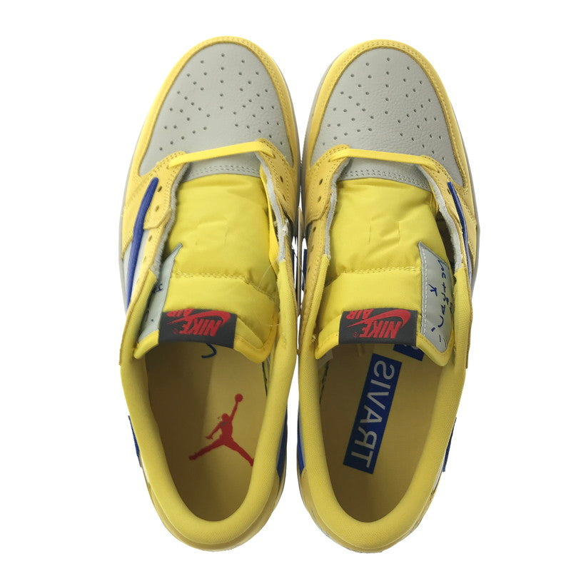 【中古美品】【メンズ】 NIKE ナイキ× TRAVIS SCOTT トラヴィス スコット WMNS AIR JORDAN 1 LOW OG SP DZ4137-700 ウィメンズ エア ジョーダン 1 ロー スニーカー 靴 160-261013-na-03-tagh サイズ：29cm US 12 カラー：CANARY/RACER BLUE-LIGHT SILVER 万代Net店
