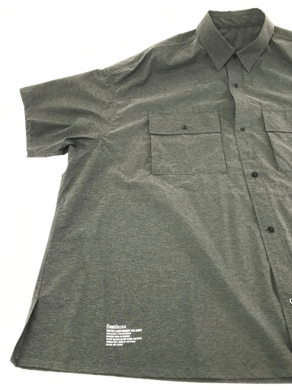 【中古品】【メンズ】 FRESH SERVICE フレッシュ サービス 24SS PERTEX LIGHTWEIGHT S/S SHIRT FSC241-50139 パーテックス ライトウェイト 半袖シャツ 140-261011-na-14-tagh サイズ：ONE カラー：グレー 万代Net店