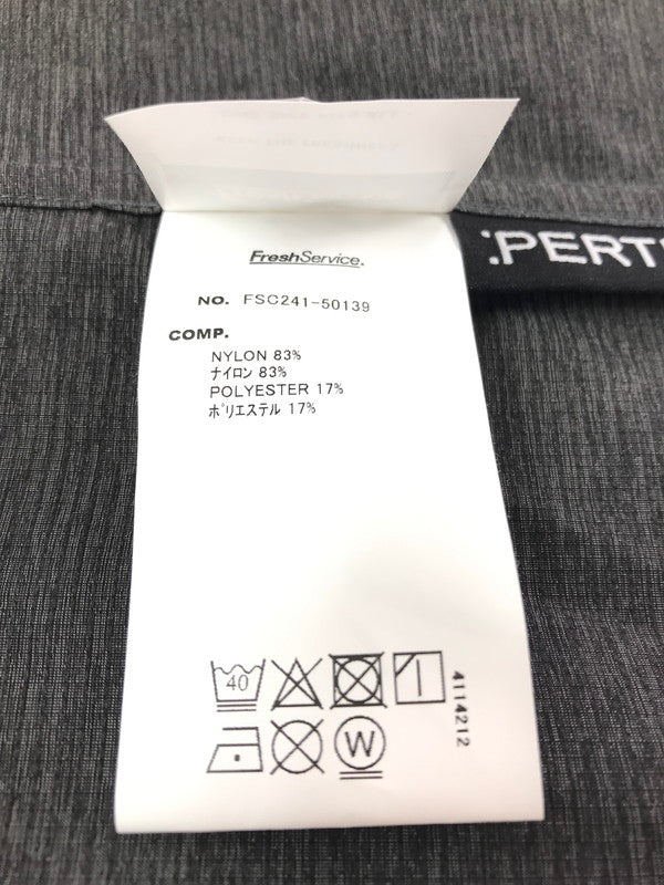 【中古品】【メンズ】 FRESH SERVICE フレッシュ サービス 24SS PERTEX LIGHTWEIGHT S/S SHIRT FSC241-50139 パーテックス ライトウェイト 半袖シャツ 140-261011-na-14-tagh サイズ：ONE カラー：グレー 万代Net店