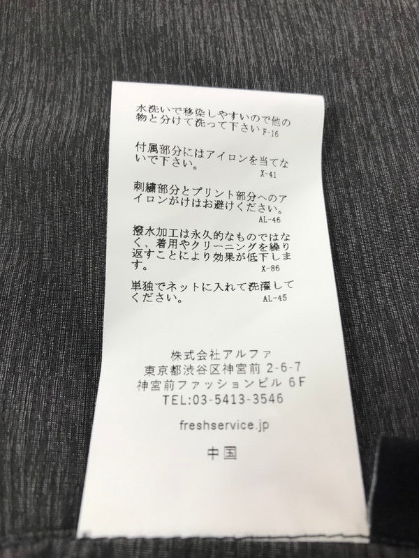 【中古品】【メンズ】 FRESH SERVICE フレッシュ サービス 24SS PERTEX LIGHTWEIGHT S/S SHIRT FSC241-50139 パーテックス ライトウェイト 半袖シャツ 140-261011-na-14-tagh サイズ：ONE カラー：グレー 万代Net店