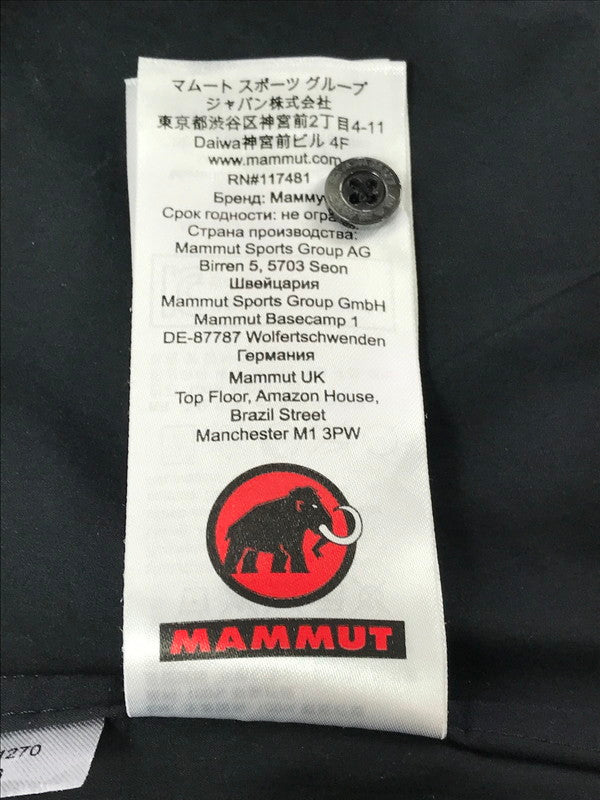 【中古品】【メンズ】 MAMMUT マムート SEON S/S SHIRT AF MEN 1015-01270 セオン S/S シャツ アジアンフィット メン 半袖 トップス 144-261026-ty-12-tagh サイズ：ASIA 2XL カラー：ブラック 万代Net店