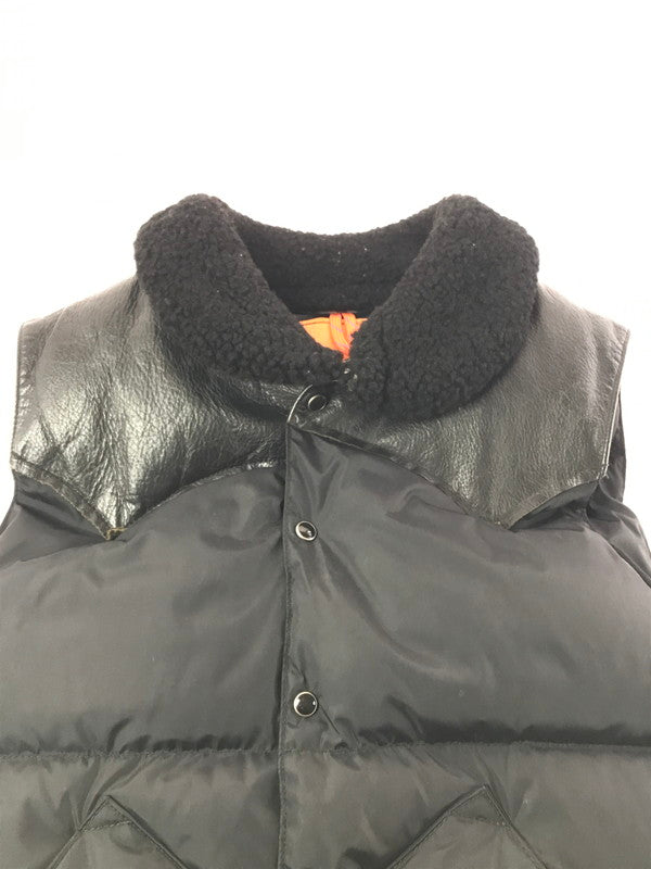 【中古品】【メンズ】 ROCKY MOUNTAIN FEATHERBED ロッキーマウンテンフェザーベッド×BEAMS ビームス CHRISTY VEST 450-452-72 クリスティーベスト アウター 145-261011-na-27-tagh サイズ：36 カラー：ブラック 万代Net店
