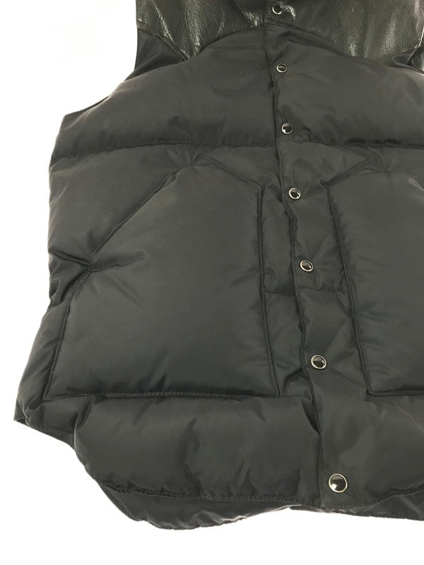 【中古品】【メンズ】 ROCKY MOUNTAIN FEATHERBED ロッキーマウンテンフェザーベッド×BEAMS ビームス CHRISTY VEST 450-452-72 クリスティーベスト アウター 145-261011-na-27-tagh サイズ：36 カラー：ブラック 万代Net店