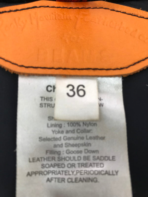 【中古品】【メンズ】 ROCKY MOUNTAIN FEATHERBED ロッキーマウンテンフェザーベッド×BEAMS ビームス CHRISTY VEST 450-452-72 クリスティーベスト アウター 145-261011-na-27-tagh サイズ：36 カラー：ブラック 万代Net店