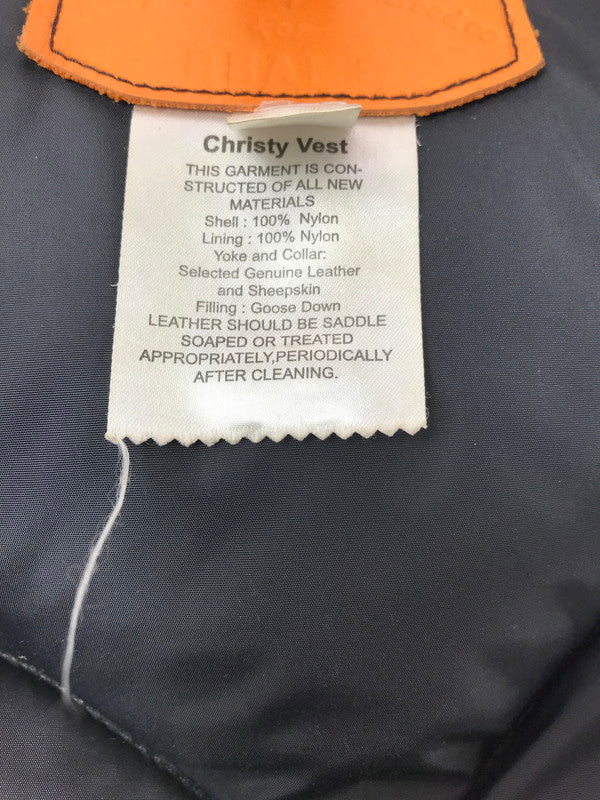 【中古品】【メンズ】 ROCKY MOUNTAIN FEATHERBED ロッキーマウンテンフェザーベッド×BEAMS ビームス CHRISTY VEST 450-452-72 クリスティーベスト アウター 145-261011-na-27-tagh サイズ：36 カラー：ブラック 万代Net店
