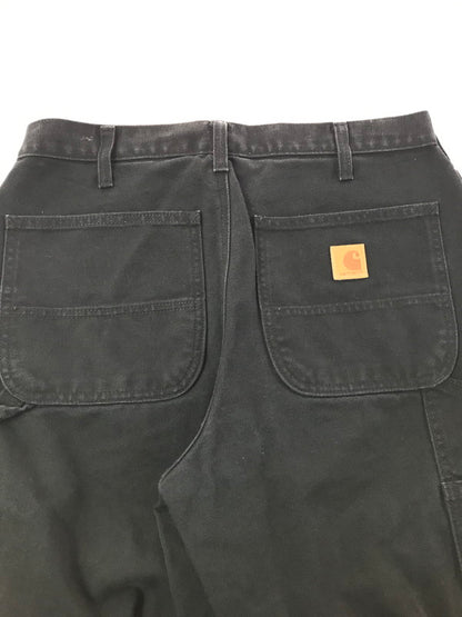 【中古品】【メンズ】 CARHARTT カーハート DUCK PAINTER PANTS B11 BLK ダック ペインターパンツ ボトムス 157-261011-na-29-tagh サイズ：32×32 カラー：ブラック 万代Net店