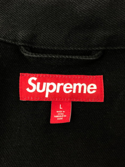 【中古品】【メンズ】 SUPREME シュプリーム 25SS ARC DENIM COACHES JACKET 25年春夏 アーク デニム コーチ ジャケット アウター 149-201023-ty-30-tagh サイズ：L カラー：ブラック 万代Net店