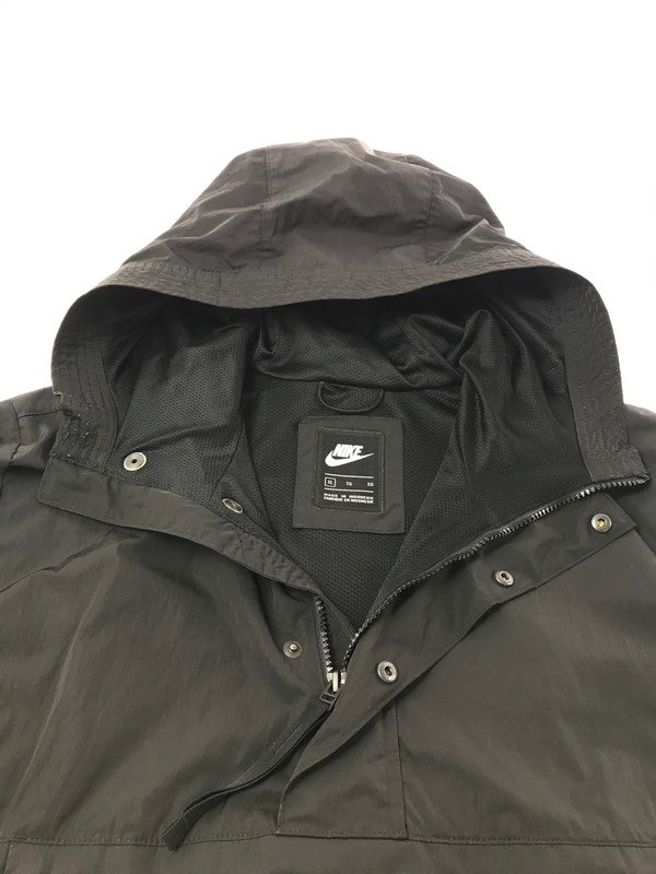 【中古品】【メンズ】 NIKE ナイキ NSW PE LND ANORAK HOODIE JACKET DA7379-010 アノラック フーディー ジャケット ライトアウター 148-261011-na-19-tagh サイズ：XL カラー：ブラック 万代Net店