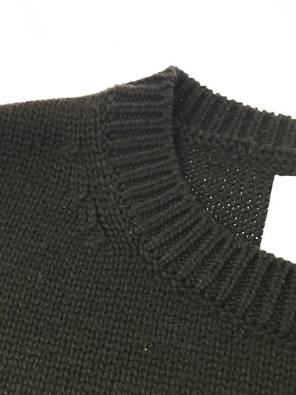 【中古品】【メンズ】 WTAPS ダブルタップス 24AW SIGN SWEATER POLY 242MADT-KNM04 クルーネック セーター ニット 142-261011-na-03-tagh サイズ：3 カラー：ブラック 万代Net店