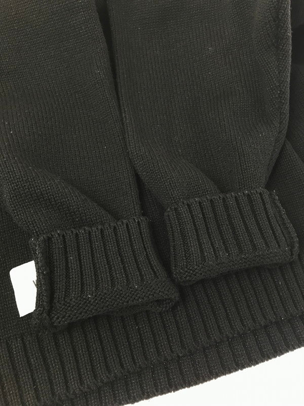 【中古品】【メンズ】 WTAPS ダブルタップス 24AW SIGN SWEATER POLY 242MADT-KNM04 クルーネック セーター ニット 142-261011-na-03-tagh サイズ：3 カラー：ブラック 万代Net店