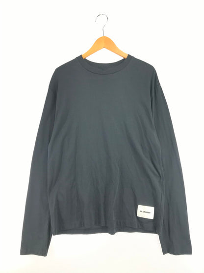 【中古品】【メンズ】 JIL SANDER+ ジルサンダー プラス L/S ORGANIC COTTON T-SHIRT J47GC0002 オーガニック コットン Tシャツ 長袖Tシャツ 141-261011-na-15-tagh サイズ：L カラー：ブラック 万代Net店