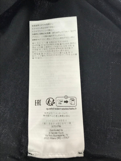 【中古品】【メンズ】 JIL SANDER+ ジルサンダー プラス L/S ORGANIC COTTON T-SHIRT J47GC0002 オーガニック コットン Tシャツ 長袖Tシャツ 141-261011-na-15-tagh サイズ：L カラー：ブラック 万代Net店