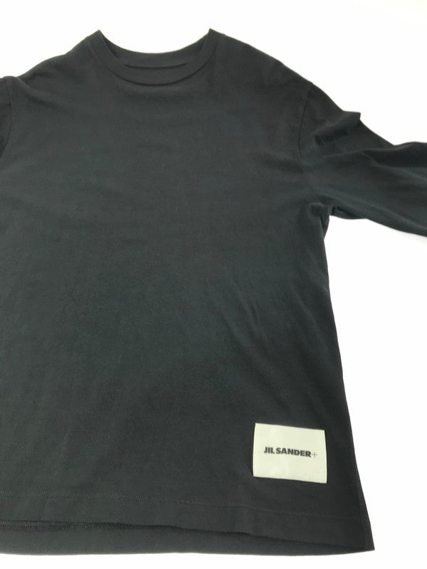 【中古品】【メンズ】 JIL SANDER+ ジルサンダー プラス L/S ORGANIC COTTON T-SHIRT J47GC0002 オーガニック コットン Tシャツ 長袖Tシャツ 141-261011-na-15-tagh サイズ：L カラー：ブラック 万代Net店